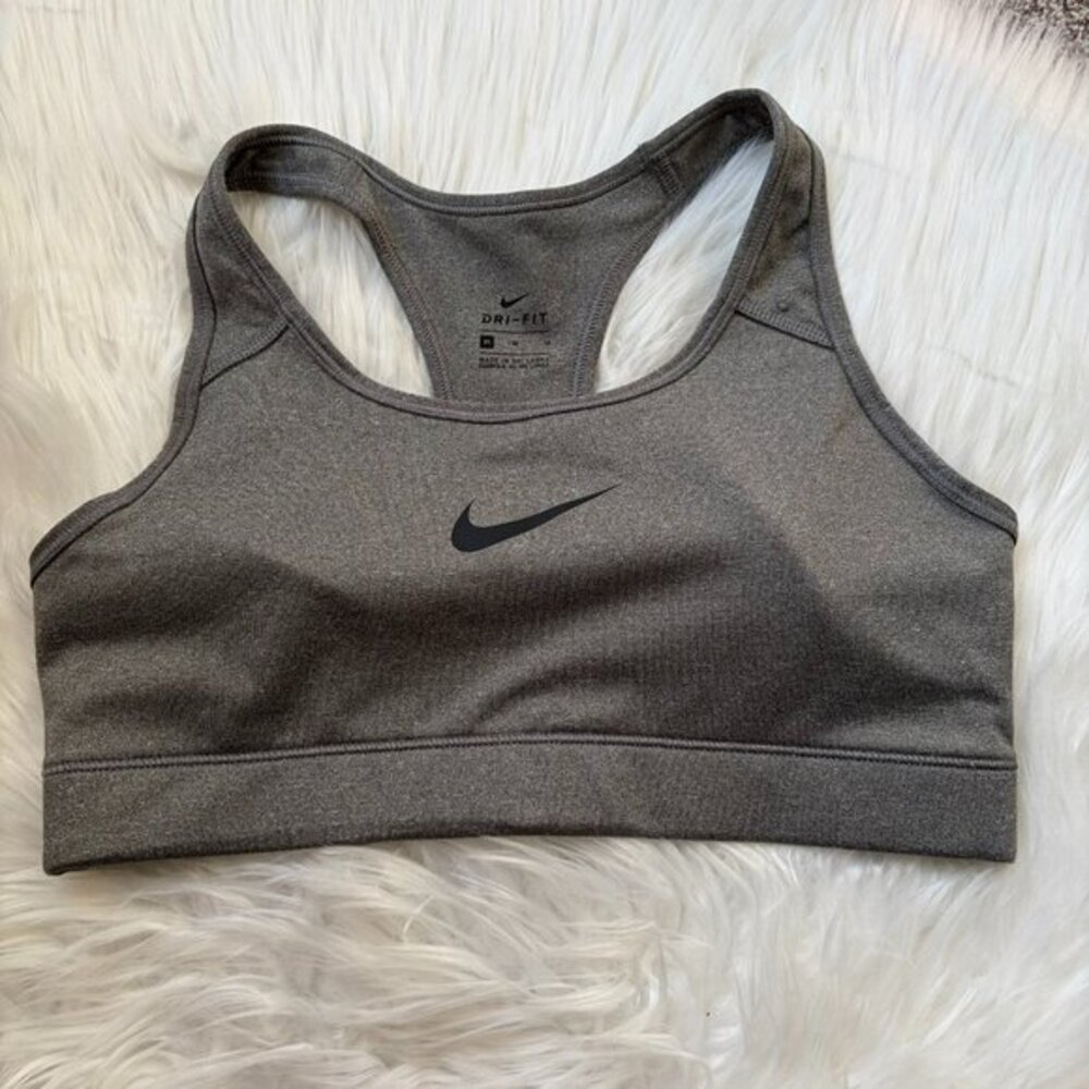 Nike Dri-fit Gray Sports Bra Women's Medium